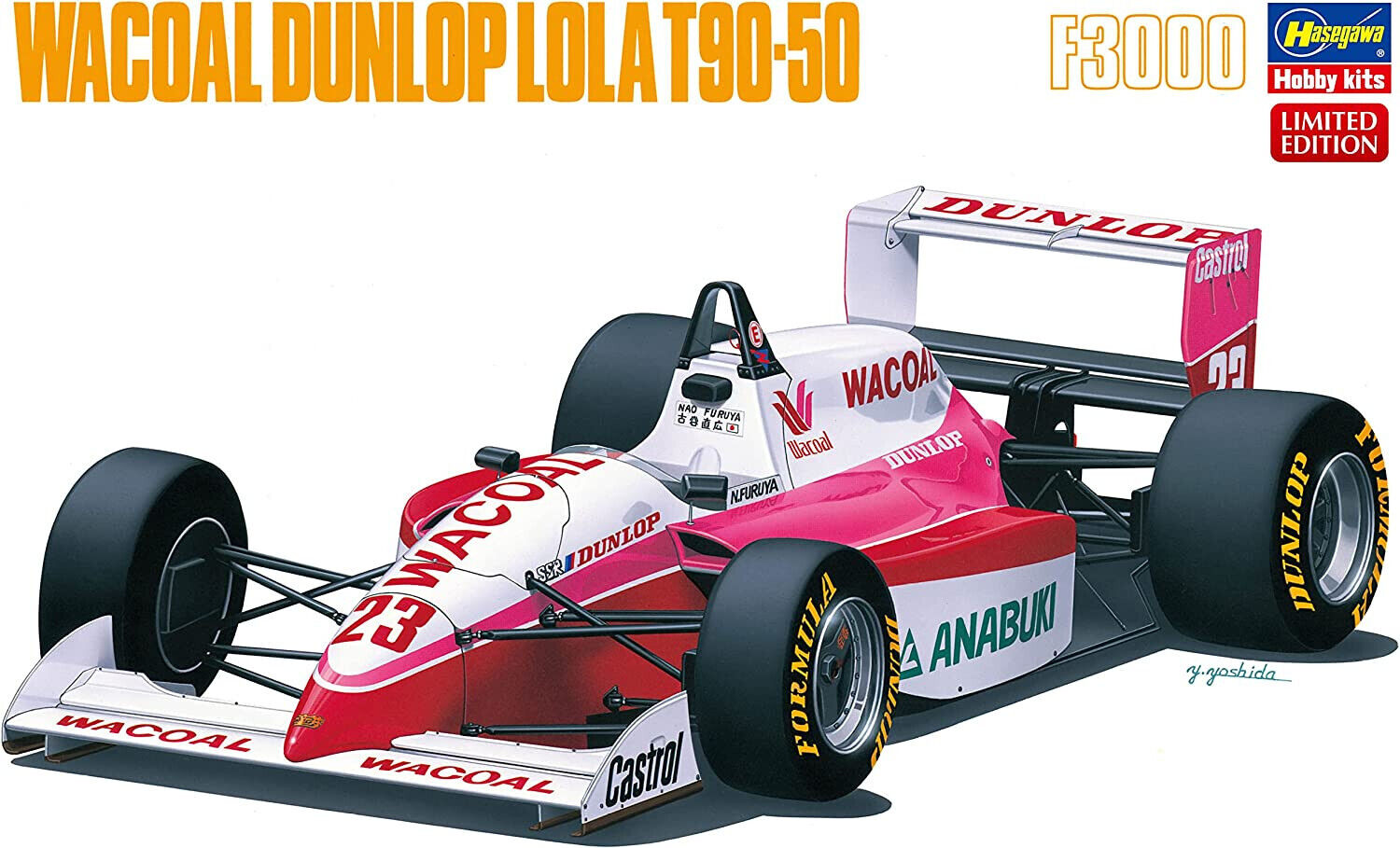 WACOAL DUNLOP LOLA T90-50  scala 1:24  HASEGAWA 20609