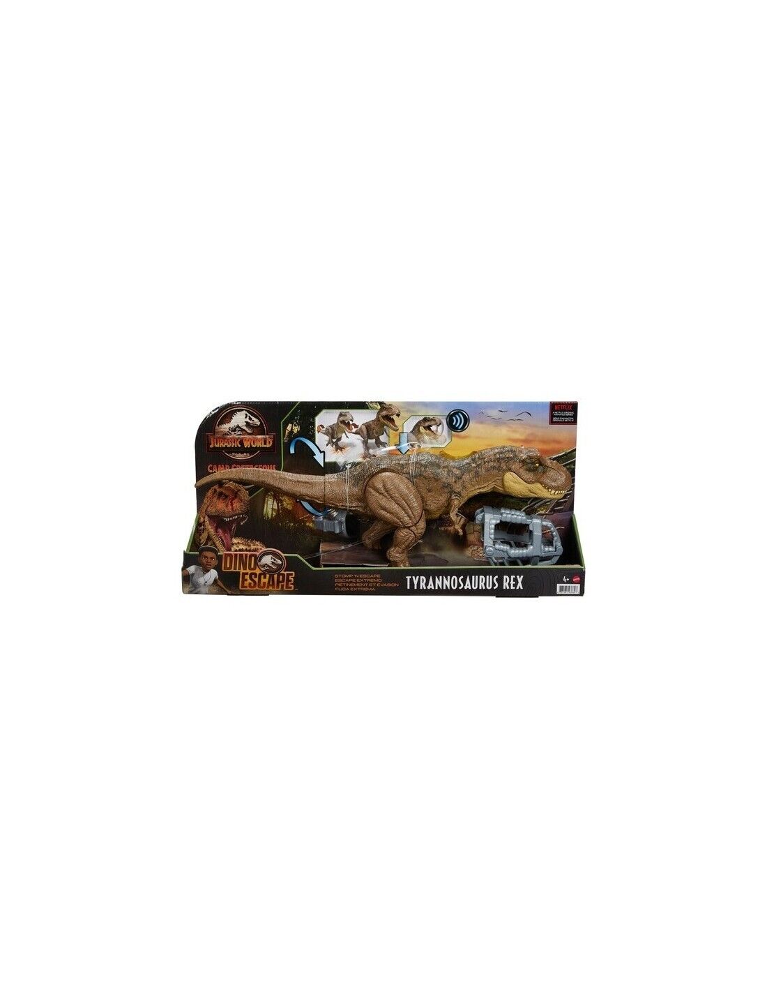 Jurassic World Dino Escape Mega Destroyers T-Rex Passi Letali