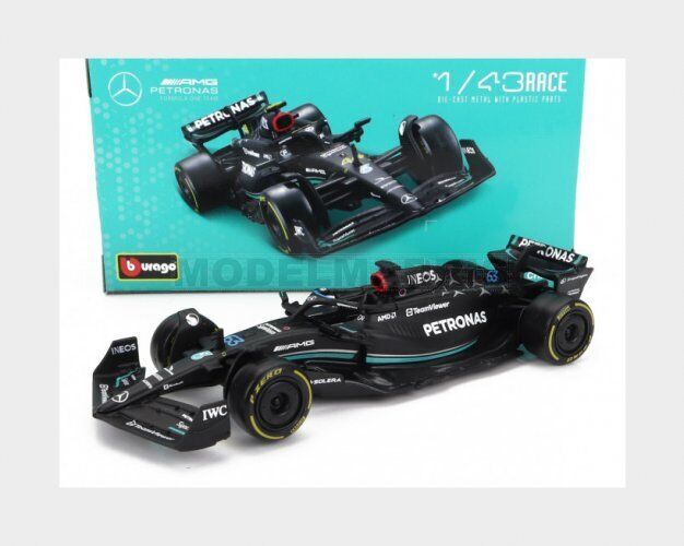 BURAGO BU38080-RUS MERCEDES GP F1 W14 TEAM MERCEDES-AMG PETRONAS FORMULA ONE N 6