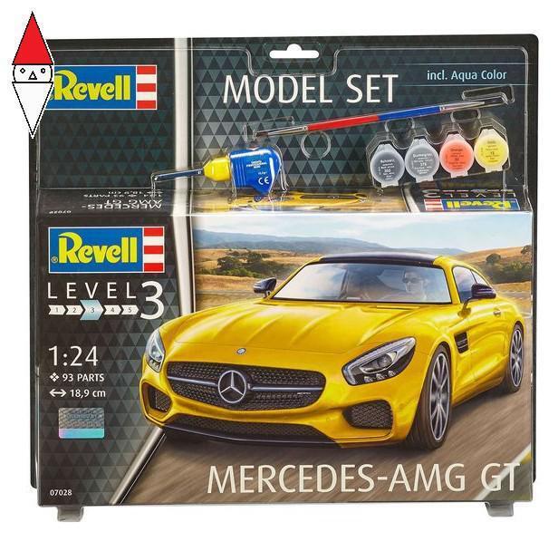 REVELL 1/24 MODEL SET MERCEDES AMG GT