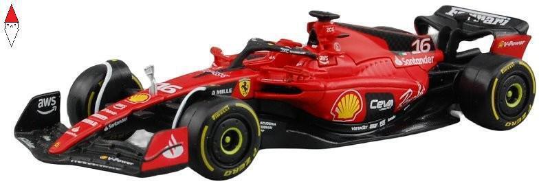 MODELLINO STATICO BBURAGO 1/24 FERRARI SF-23 (WITH HELMET) N 16 CHARLES LECLERC