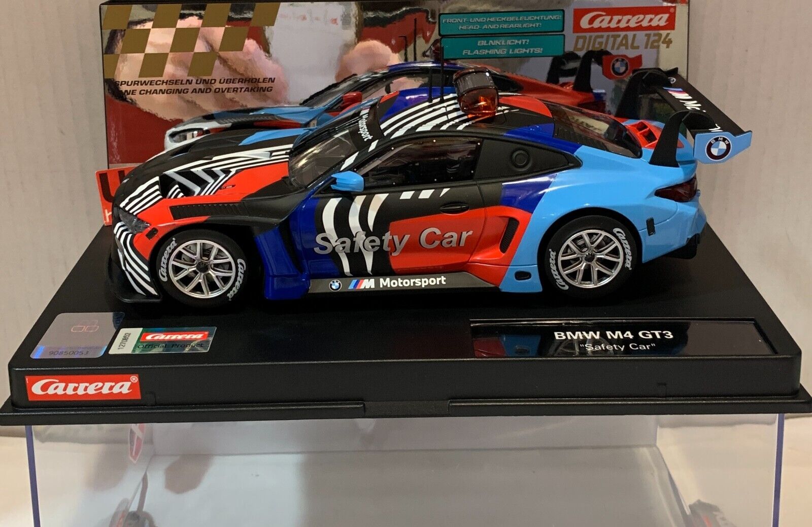 Slot Car carrera exclusiv 23970 BMW M4 GT3 Safety Car DIGITAL1/24