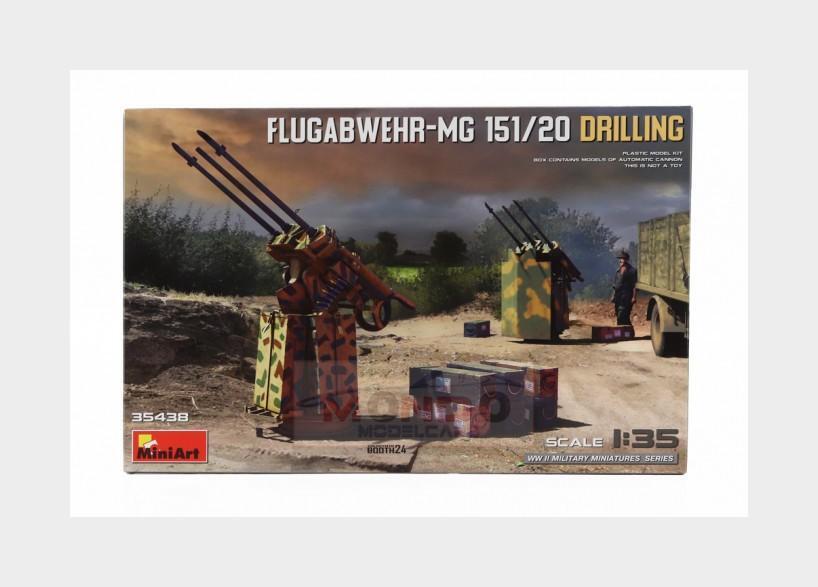 1:35 MINIART Flugabwehr Mg 151Kit20 Drilling Military 1945 Kit MA35438