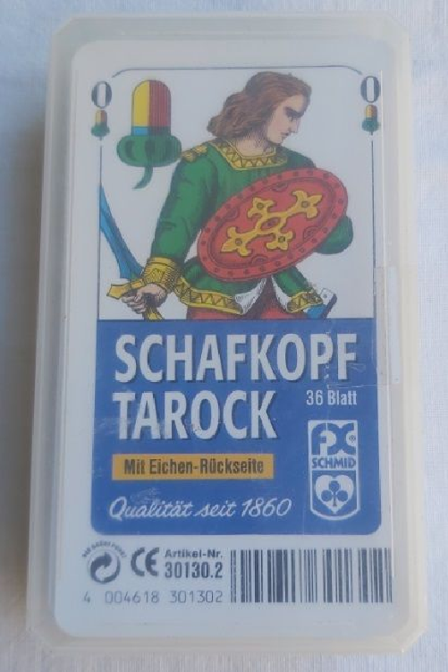 Mazzo Carte Schafkopf Tarock Bayerisches F. X. Schmid Tarocchi 1979
