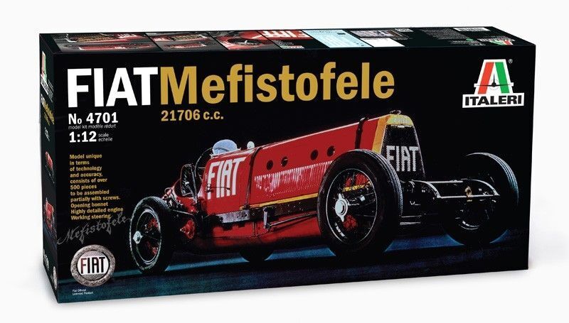 Italeri IT4701 FIAT MEFISTOFELE 1924 RECORD VELOCITA' 230 Km/h E.ELDRIGE KIT 1:1