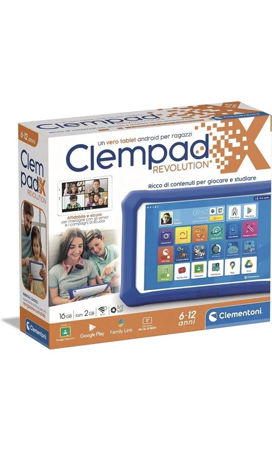 Clementoni 16753 Il Mio Primo Clempad Revolution X Da 6 A 12 Anni