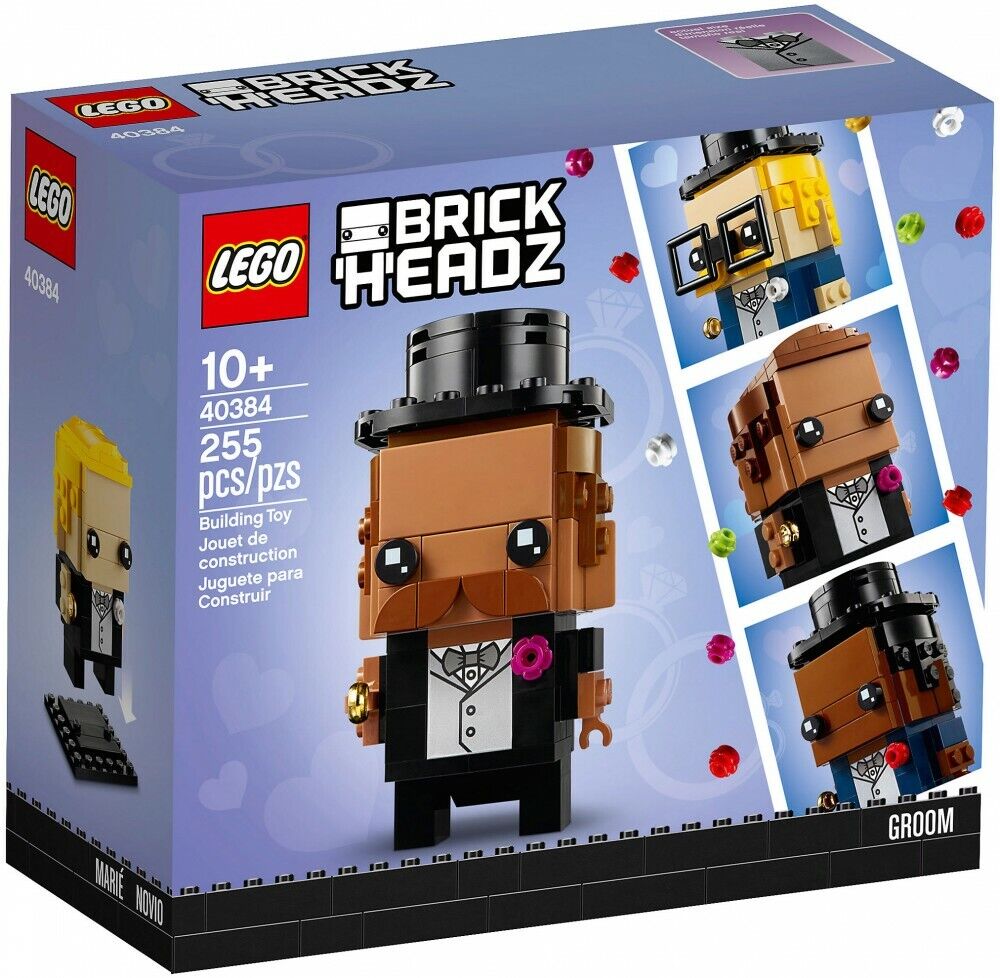 LEGO 40384 - BRICK HEADZ - FUTURO SPOSO - MATRIMONIO - NUOVO