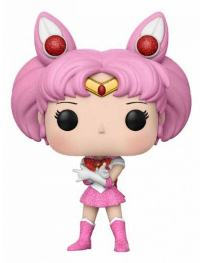 FUNKO POP SAILOR MOON SAILOR CHIBI MOON GLITTER VINYL FIGURE NEW!