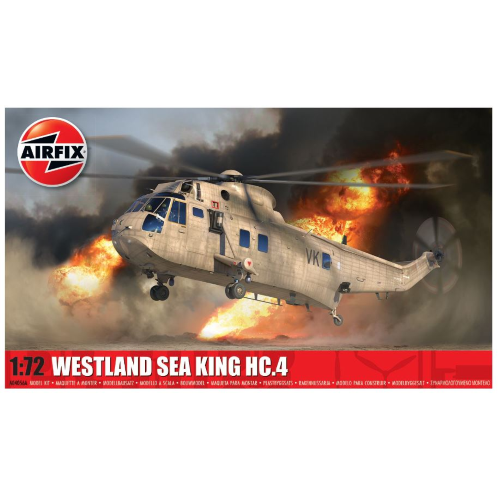 WESTLAND SEA KING HC 4 KIT 1:72 Airfix Kit Aerei Modellino