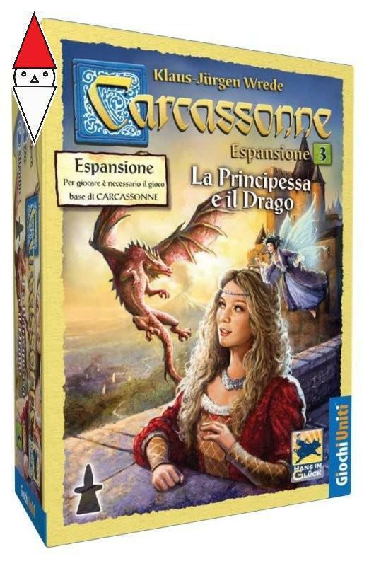 GIOCO DA TAVOLO GIOCHI UNITI CARCASSONNE LA PRINCIPESSA E IL DRAGO - ESPANSIONE
