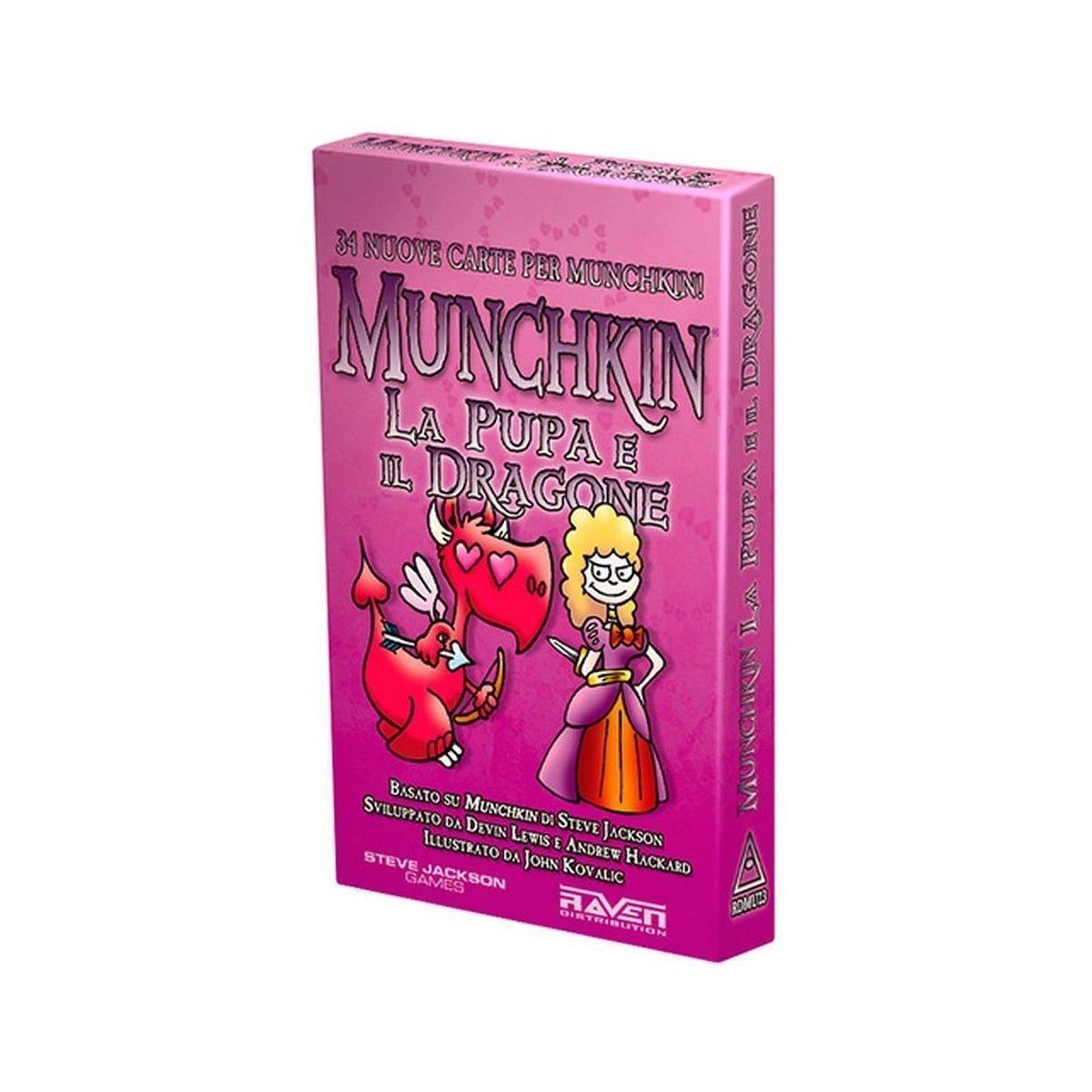 MUNCHKIN DEI CARAIBI TALI E SQUALI GIOCHI DA TAVOLO Espansione italiano Raven