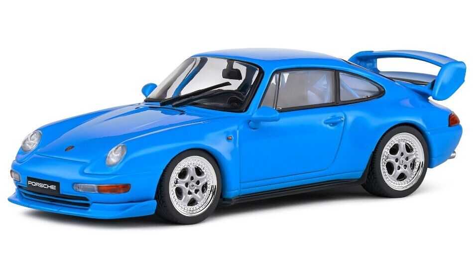 Porsche 911 993 Rs Clubsport Coupe 1993 Light Blue 1:43 Model 4313801 SOLIDO