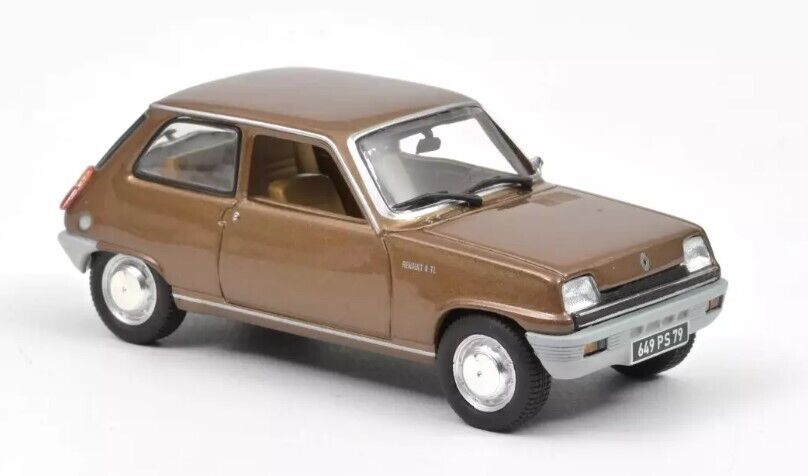 NOREV, RENAULT 5 TL 1974 metallic brun, 1/43,  NOREV510529