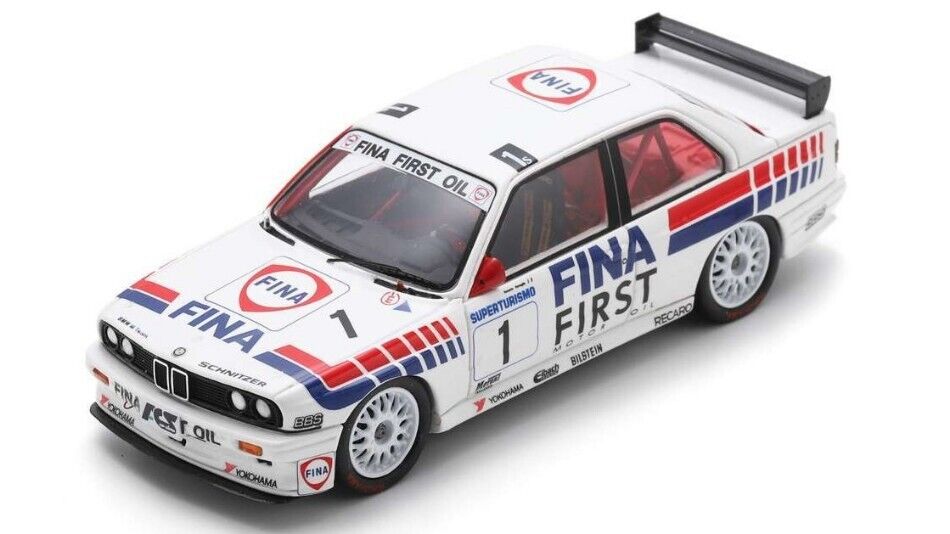 Spark Model BMW E30 M3 N.1 MONZA SUPERTURISMO 1992 ROBERTO RAVAGLIA 1:43