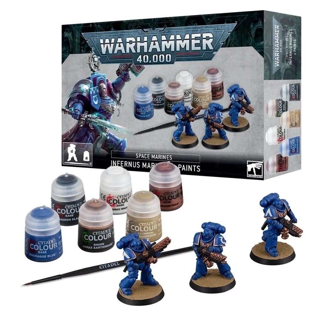 Games Workshop 60-11 Warhammer 40.000 - Infernus Marines Paint Set