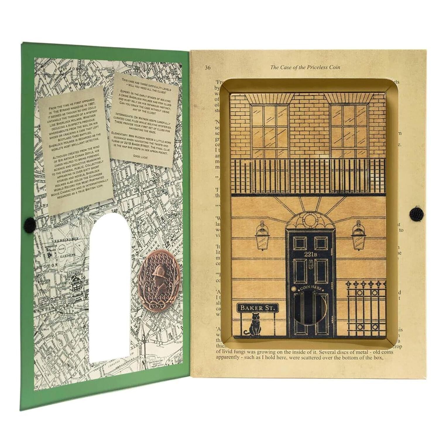 PROFESSOR PUZZLE Sherlock Holmes The case of the priceless coin età 8+
