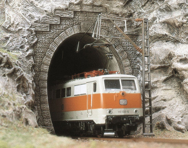 Portale Loco Elettrico (X2) HO/OO Gauge Busch 7026