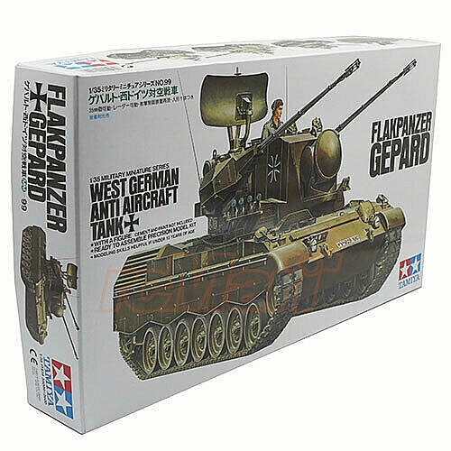 TAMIYA 1:35 KIT CARRO ARMATO GERMAN ANTI AIRCRAFT TANK FLAKPANZER GEPARD 35099