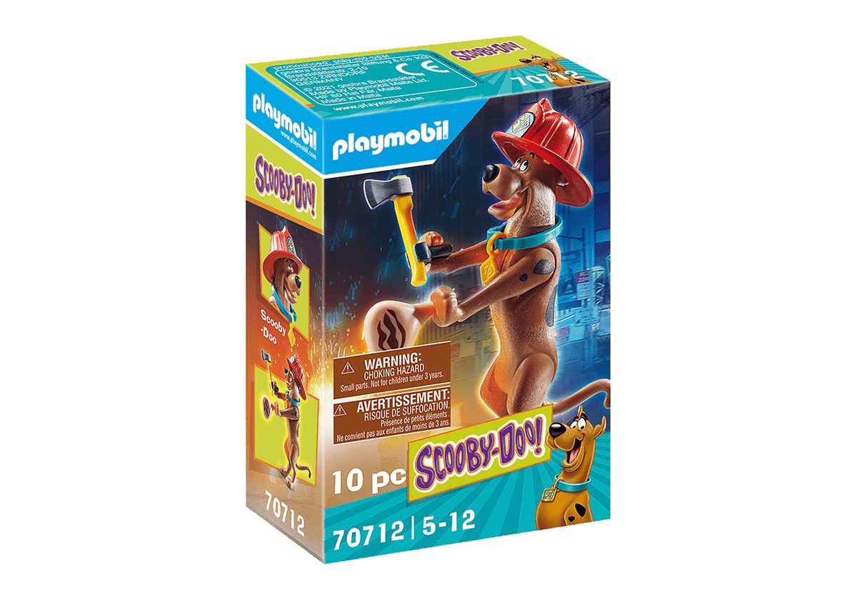 PLAYMOBIL 70712 SCOOBY DOO SCOOBY VIGILE DEL FUOCO