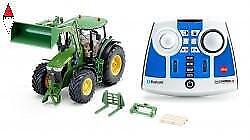 SIKU 1/32 JOHN DEERE 7310R WITH FRONT LOADER AND REMOTE CONTROL