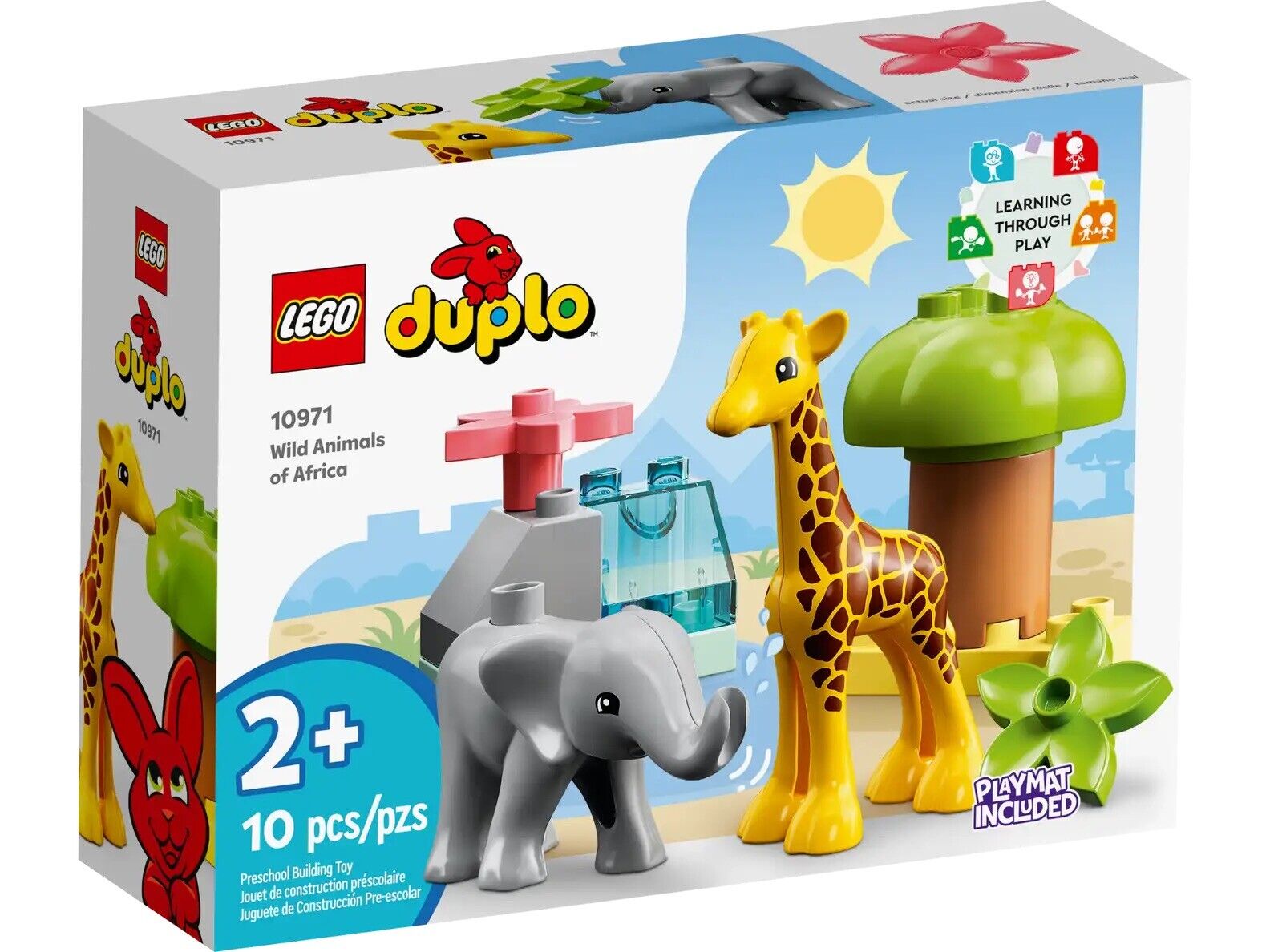 LEGO DUPLI 10971, Animali Selvaggi Dell’Africa