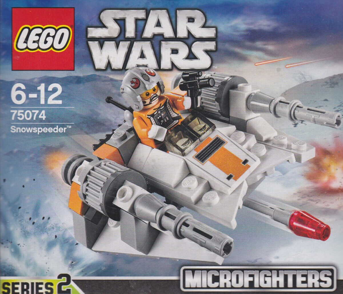 LEGO - STAR WARS - MICROFIGHTERS - Series 2 - SNOWSPEEDER set kit 75074 NUOVO 1