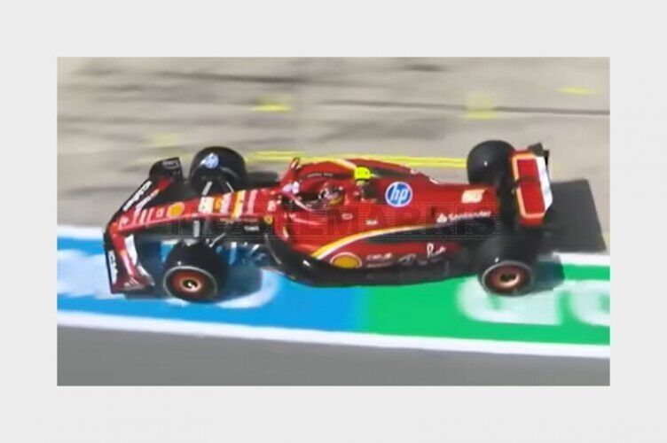 BURAGO BU36844-S-IMOLA FERRARI F1 SF-24 TEAM SCUDERIA FERRARI N 55 5th IMOLA ITA