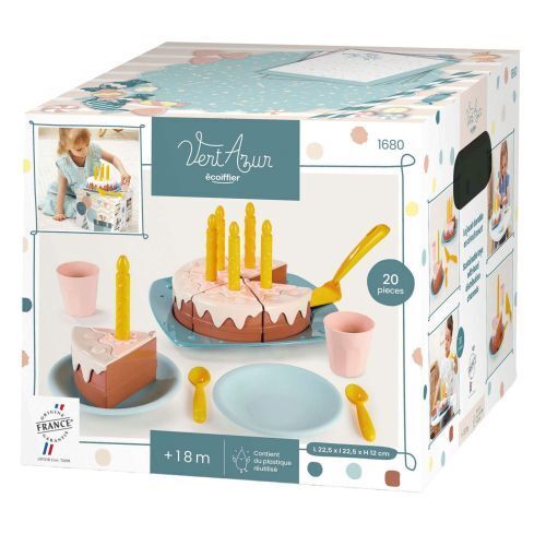 Ecoiffier ECF7900001680 Vert Azur - Torta di Compleanno