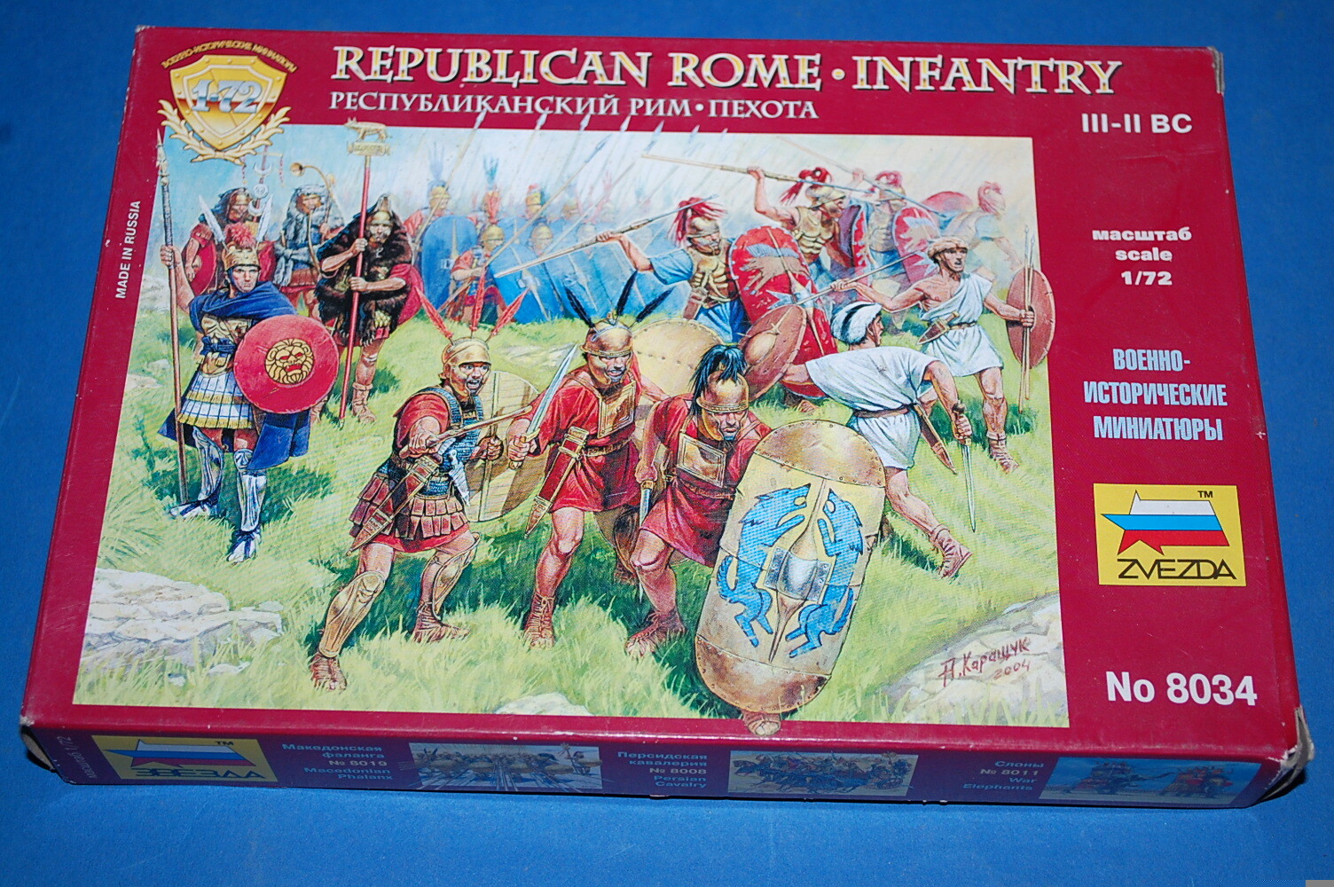Zvezda 8034 - Republican Rome Infantry III-II BC  scala 1/72