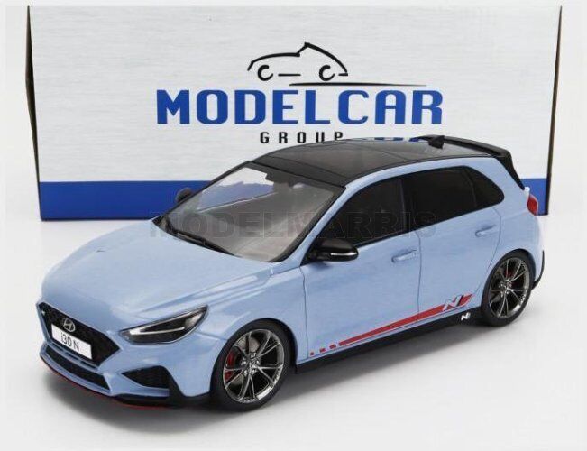 MCG MCG18503 HYUNDAI - i30N 2022 - LIGHT BLUE - 1/18