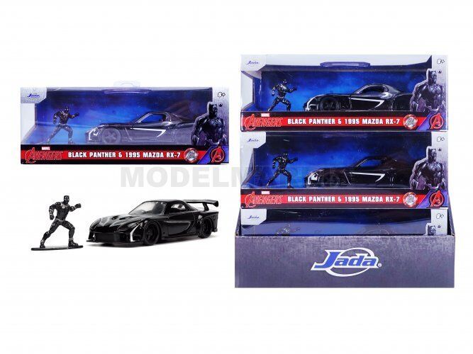 JADA 253223023 1/32 Marvel Black Panther 1995 Mazda RX-7
