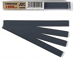 AK INTERACTIVE - Wet Sandpaper 1000 grit x 50 units