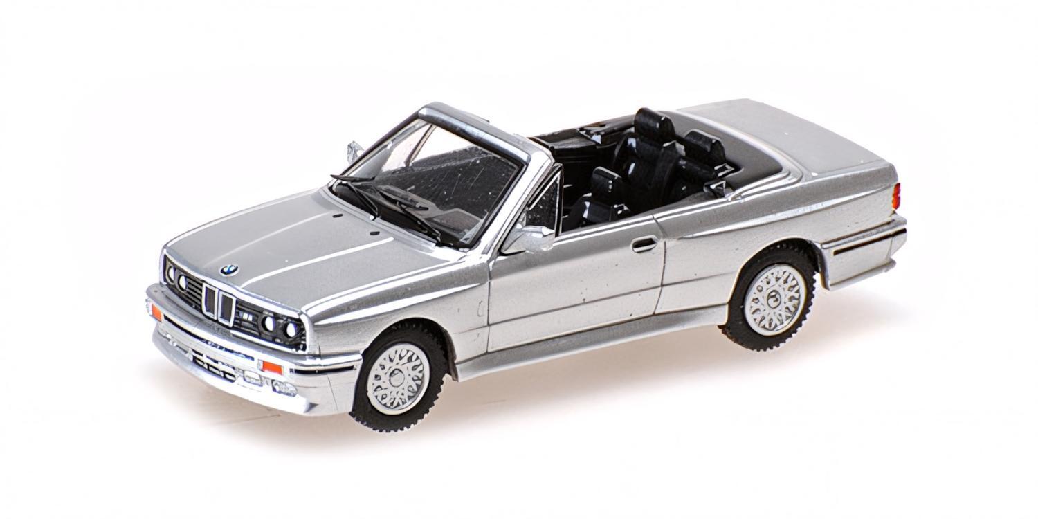 1:87 MINICHAMPS Bmw M3 (E30) Cabriolet Silver 1988 870020232