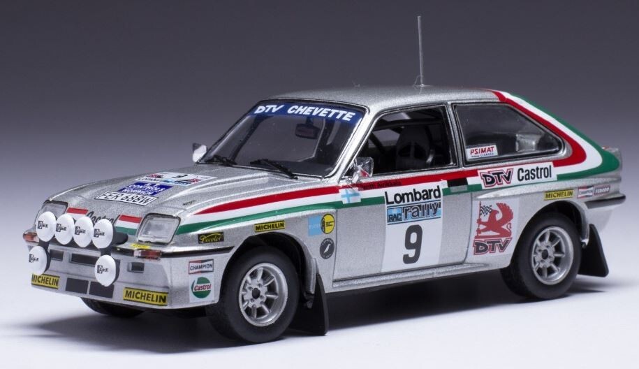 Ixo Models 1:43 RAC 433A Vauxhall Chevette #9 RAC Rally 1980 Airikkala/Virtanen