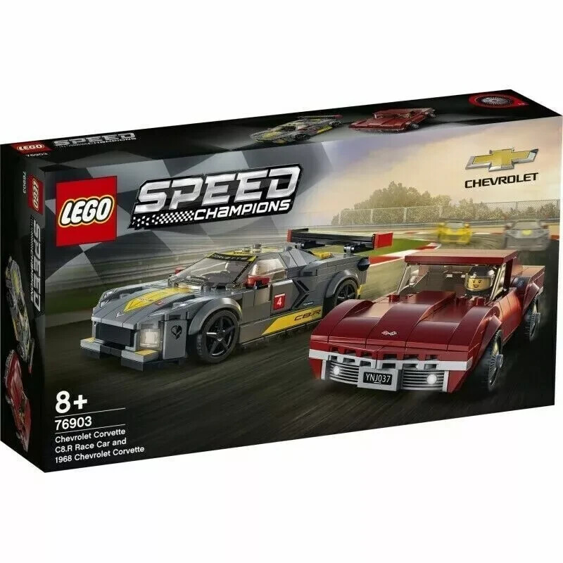 Lego 76903 Speed Ch. Chevrolet Corvette C8.R-1968 Chevrolet Corvette Fuori Prod.