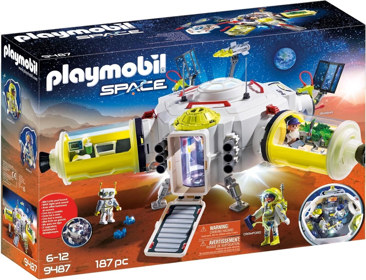 PLAYMOBIL Space 9487 - Stazione spaziale su Marte