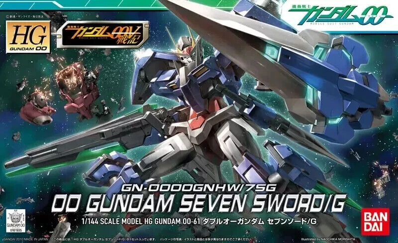 BANDAI  1:144 KIT FIGURA  00 GUNDAM SEVEN SWORD/G HG GUNDAM 00-61  19688 5057935