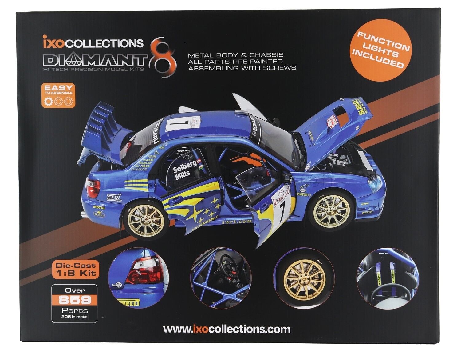 SUBARU - IMPREZA S9 WRC03 TEAM 555 SUBARU WRT N 7 RALLY MONTECARLO 2003 PETTER S