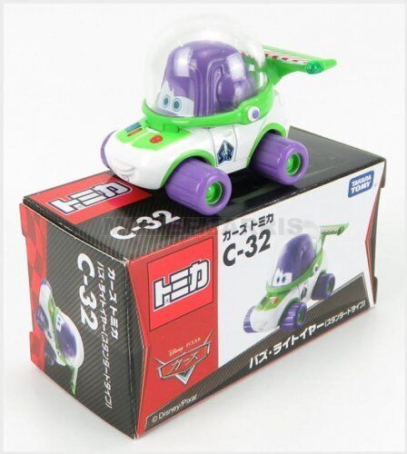TOMICA C32 WALT DISNEY - PIXAR CARS - BUZZY LIGHTYEAR - WHITE LILLAC - 1/64