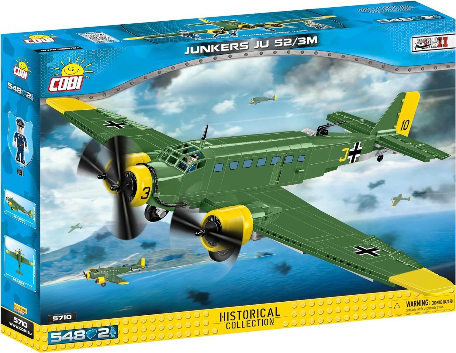 COBI, Aereo militare JUNKERS JU 52/3M - 548 pezzi, ,  COB5710