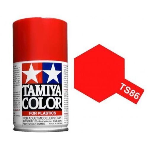 TAMIYA COLORE SPRAY PER PLASTICA PURE RED ROSSO  100ml TS86