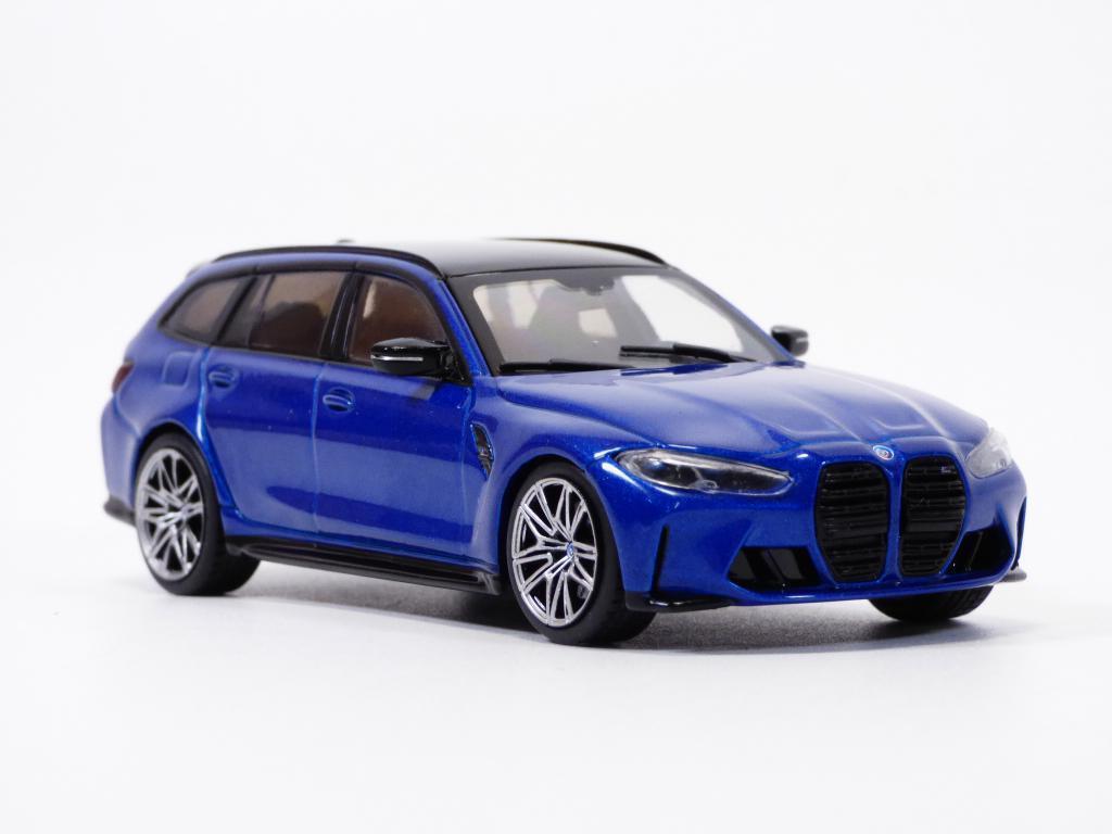 BMW M3 TOURING G81 bleu San Marino 1/43