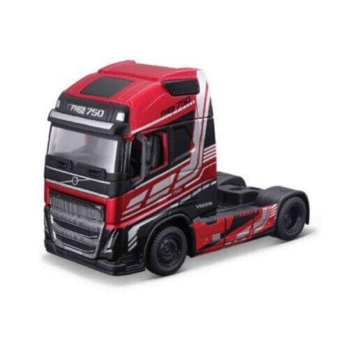 Volvo FH16 750 XXL Globetrer Trattore 1/43 Rosso Metallizzato - Bburago 32203