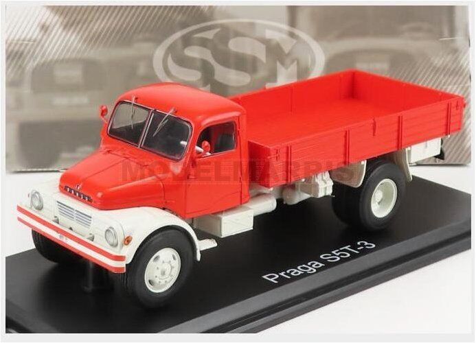 START SCALE MODELS SSM1426 PRAGA - S5T-3 TRUCK 2-ASSI 1965 - RED GREY - 1/43
