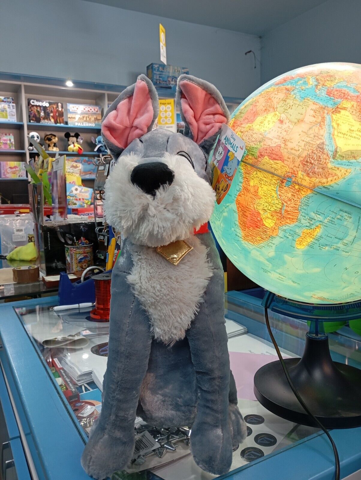 PELUCHE BIAGIO LILLY E IL VAGABONDO DISNEY PUPAZZO FAVOLE CM.50