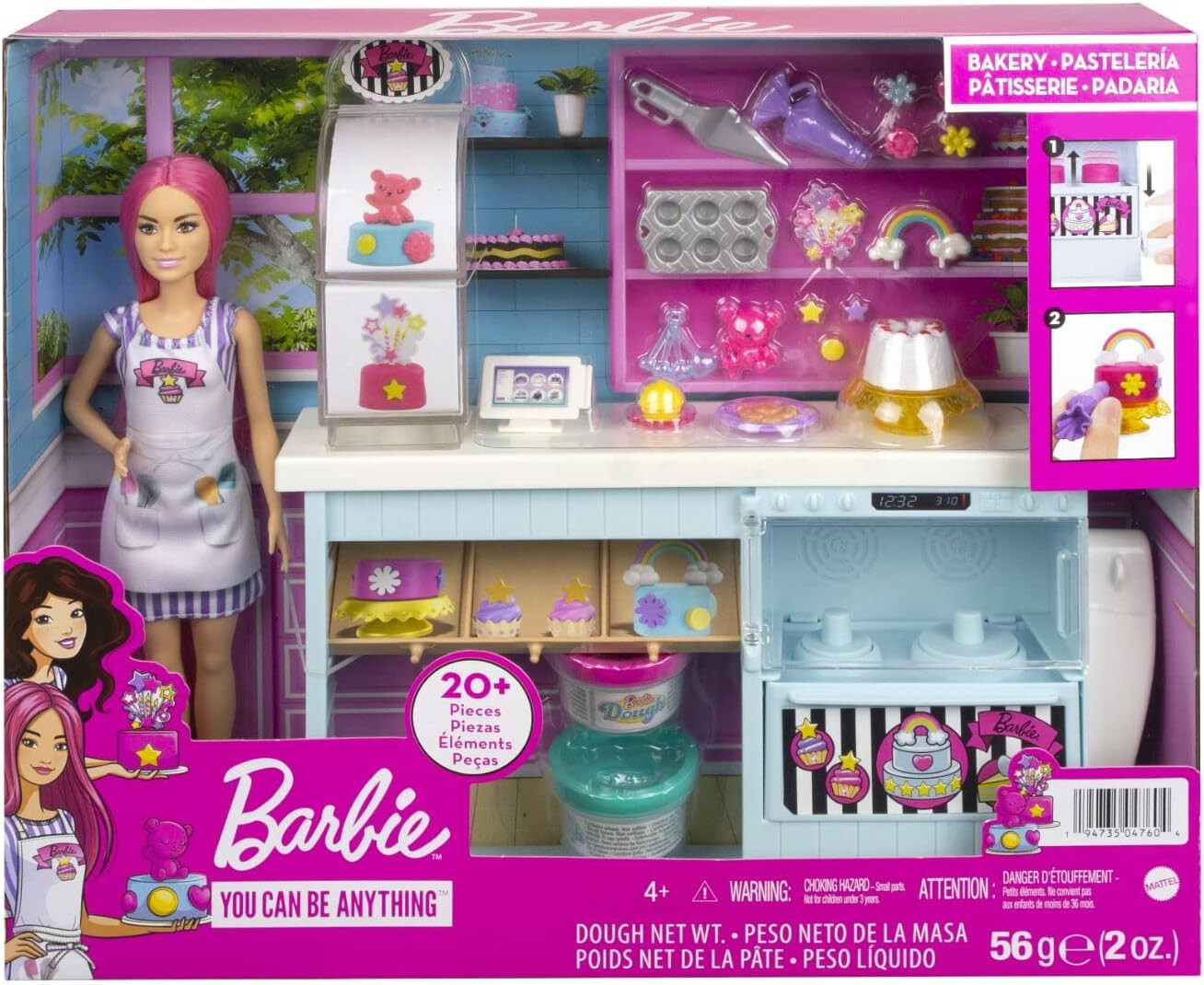 Barbie - La Nuova pastticceria - playset - accessori - gioco - bambina - Mattel