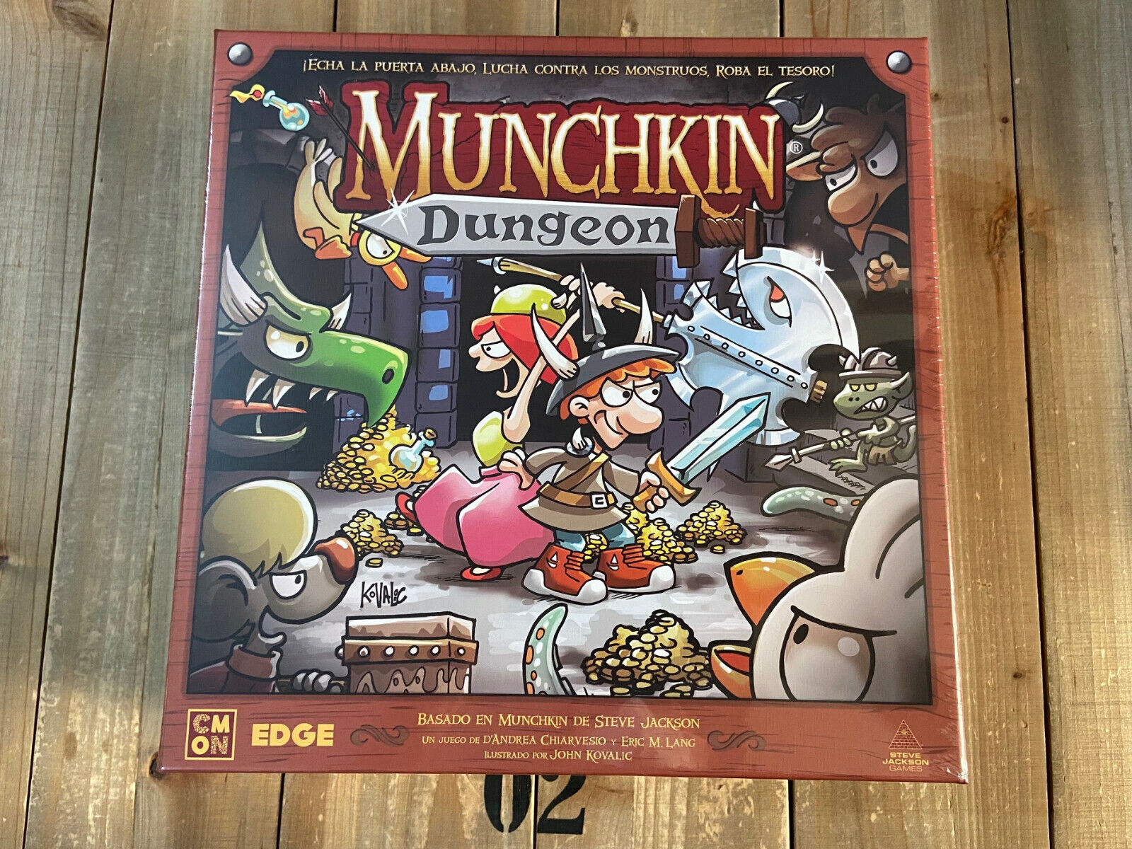 Gioco Da Tavolo - MUNCHKIN DUNGEON - EDGE - Edizione In Spagnolo