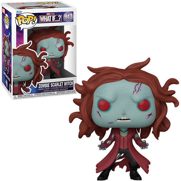 MARVEL WHAT IF Action Figure ZOMBIE SCARLET WITCH No. 943 POP FUNKO