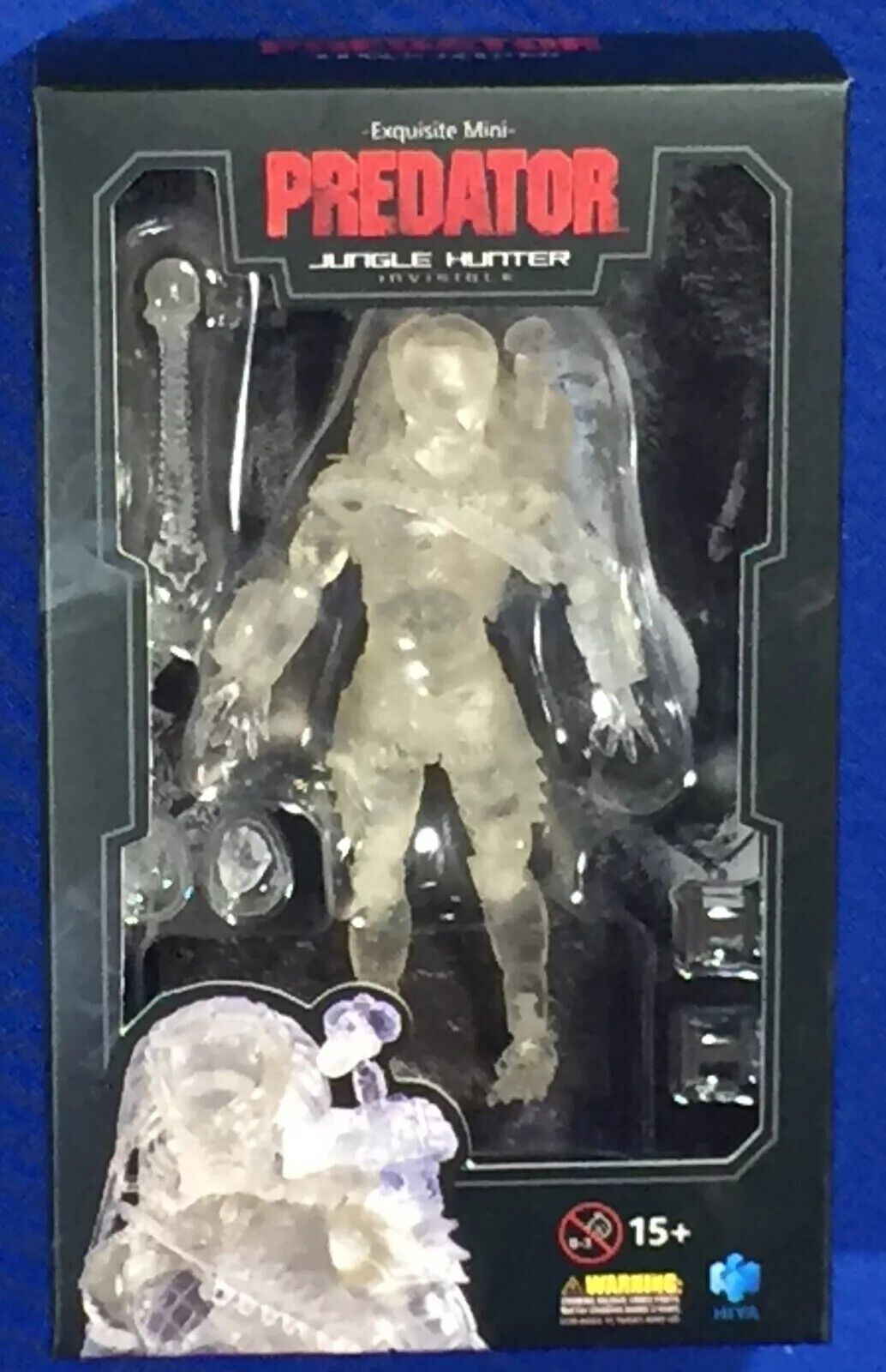 Predator Invisible Jungle Hunter 11.5 Cm 1/18 Scale Previews Exclusive Hiya Toys
