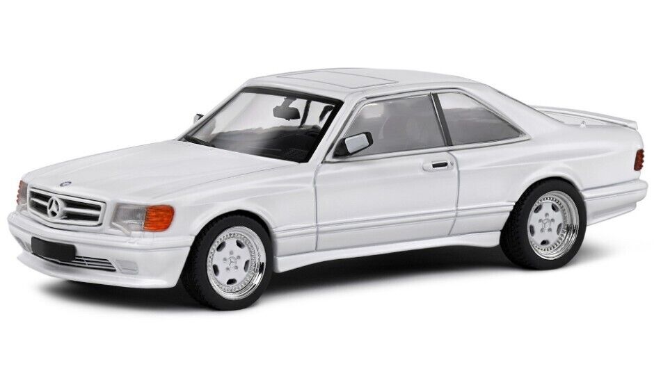 Mercedes S / Class 560sec Amg (c126) Wide Body 1990 White 1:43 Model 4310904